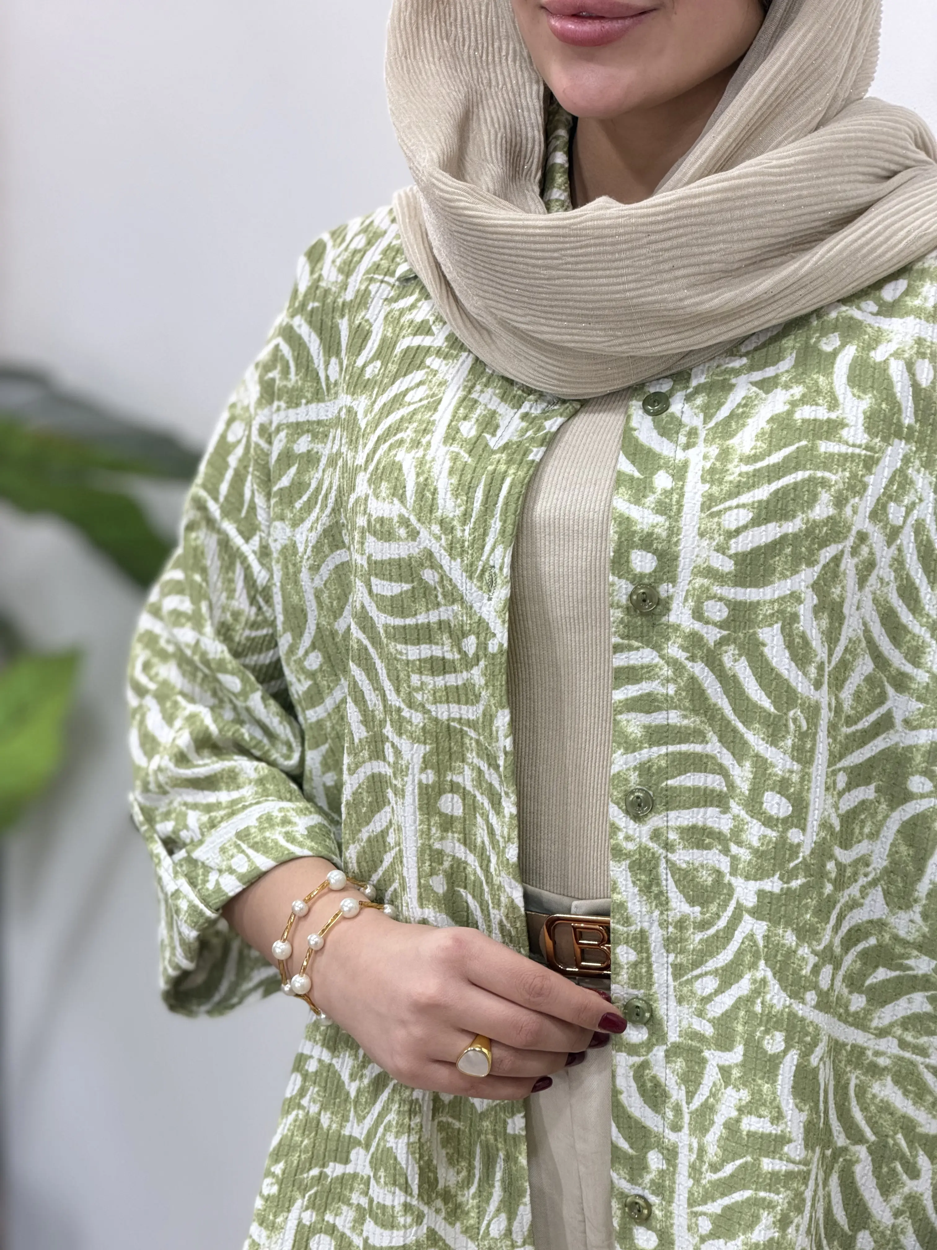 تونیک مانتویی لینن ناز مهر